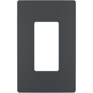 Legrand RWP26GCC6 Radiant 1-Gang Screwless Rocker Wall Plate - Graphite
