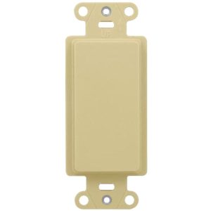 Legrand 325I Pass & Seymour Blank Decorator Outlet Strap - Ivory