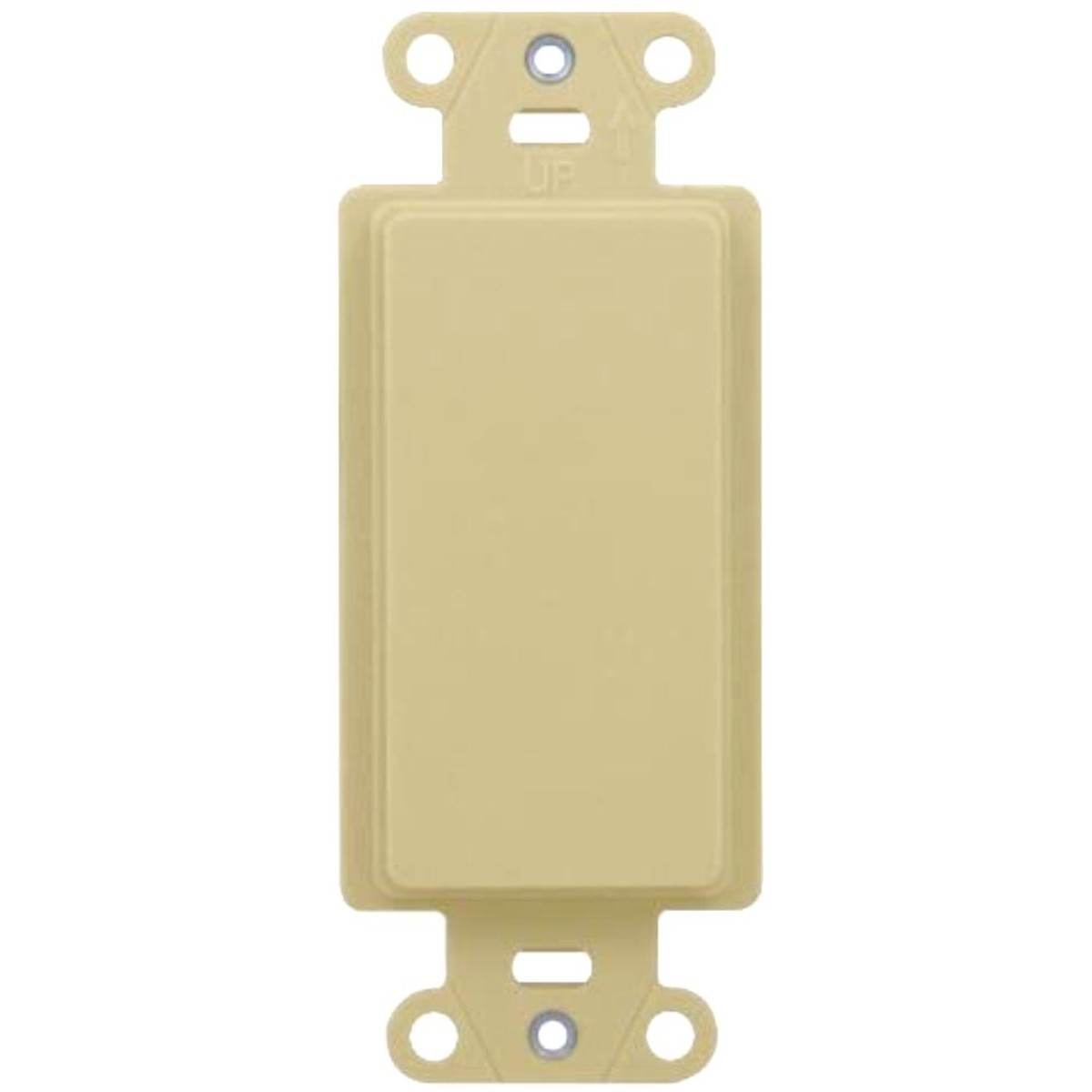 Legrand 325I Pass & Seymour Blank Decorator Outlet Strap - Ivory