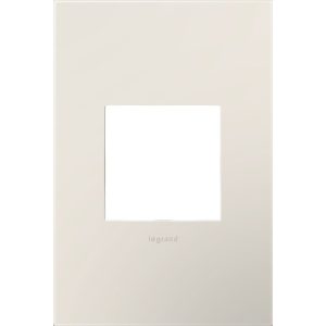 Legrand AWP1G3LA4 adorne 1-Gang-Plus Screwless Wall Plate - Satin Light Almond