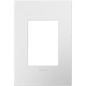 Legrand AWP1G3WH4 Adorne 1-Gang-Plus Screwless wall Plate - Glossy White