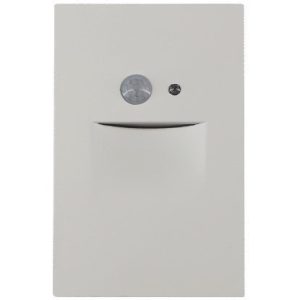 Lotus LSD04-3K-WH Step Light Vertical with Motion Sensor & Photocell White 120V 2.5W 3000K 80 lm Wet CRI 90+
