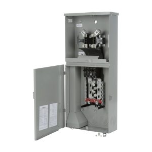 Siemens MC0816B1200RCT 120/240 VAC 200 Amp 1-Phase 3-Wire Ringless Meter Load Center