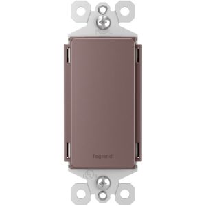 Legrand 326R Radiant Blank Decorator Wall Plate Insert - Brown