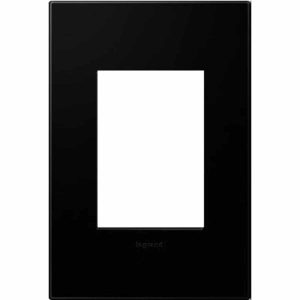 Legrand AWP1G3NK4 adorne 1-Gang-Plus Screwless Wall Plate - Black Ink