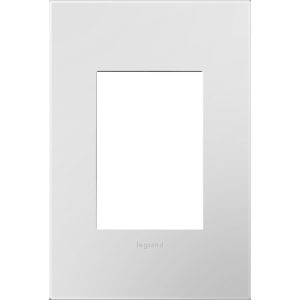 Legrand AWP1G3PW4 adorne 1-Gang-Plus Screwless Wall Plate - Powder White