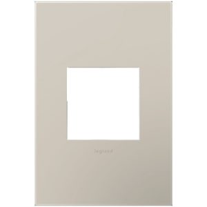 Legrand AWP1G2GG4 adorne 1-Gang Screwless Wall Plate - Greige