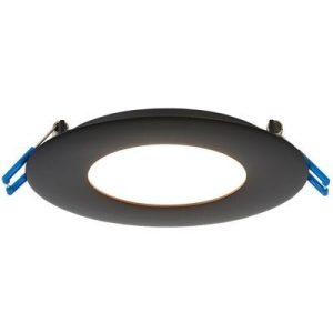 Lotus LY4RCS-41K-BK 4" Round Original 9W LED 4100K Black 110° 600 lm Type IC Air-Tight Wet ES CRI 80