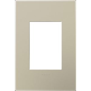 Legrand AWP1G3TM4 adorne 1-Gang-Plus Screwless Wall Plate - Titanium
