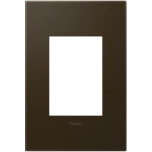 Legrand AWP1G3BR4 Adorne 1-Gang-Plus Screwless wall Plate - Bronze