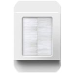 Legrand ACBRSTPW1 Adorne In-Wall Cable Access Port - White