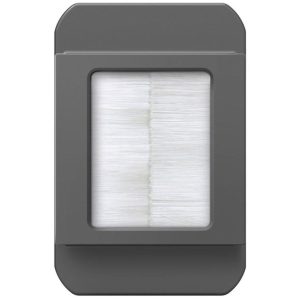 Legrand ACBRSTPM1 Adorne In-Wall Cable Access Port - Magnesium