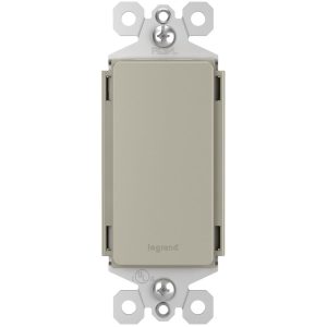Legrand 326RNI Radiant Blank Decorator Wall Plate Insert - Nickel