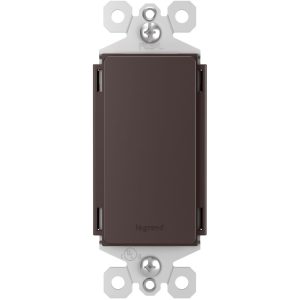 Legrand 326RDB Radiant Blank Decorator Wall Plate Insert - Dark Bronze