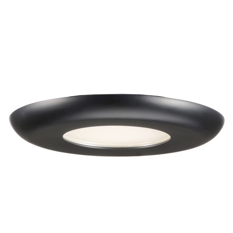 Lotus LL4RBX-30K-BK 4" J-box Mount Round 11W LED 3000K Black 110° 630 lm Air-Tight Wet IP54 CRI 90+