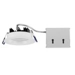 Lotus LL4RRG-27K-WH 4" Round Regressed Plenum 14.5W LED 2700K White 90° 850 lm Type IC Air-Tight Wet CRI 90+
