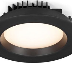 Lotus LL4RRG-27K-BK 4" Round Regressed Plenum 14.5W LED 2700K Black 90° 850 lm Type IC Air-Tight Wet CRI 90+