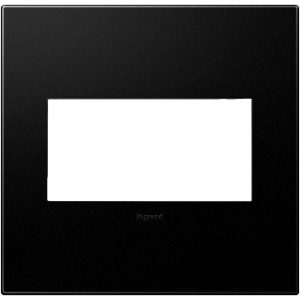Legrand AWP2GGR4 Adorne 2-Gang Screwless Wall Plate - Graphite