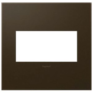 Legrand AWP2GBR4 Adorne 2-Gang Screwless Wall Plate - Bronze