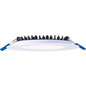 Lotus LY61RCD-41K-WH 6" Round Slim 15W LED 4100K White 110° 900 lm Type IC Air-Tight Damp ES CRI 80