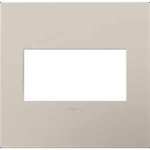 Legrand AWP2GGG4 adorne 2-Gang Screwless Wall Plate - Greige