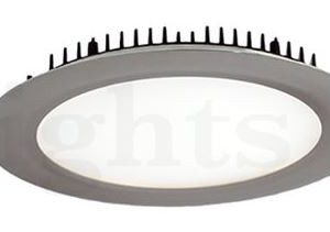 Lotus LY61RCD-41K-BN 6" Round Slim 15W LED 4100K Brushed Nickel 110° 900 lm Air-Tight Type IC Damp ES CRI 80