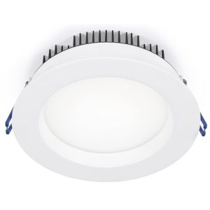Lotus LL6RRG-27K-WH 6" Round Regressed Plenum 17W LED 2700K White 90° 1000 lm Type IC Air-Tight Wet CRI 90+