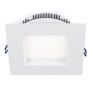 Lotus LL6SRG-30K-WH 6" Square Regressed Plenum 18W LED 3000K White 90° 1020 lm Type IC Air-Tight Wet CRI 90+