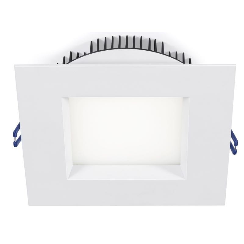 Lotus LL6SRG-30K-WH 6" Square Regressed Plenum 18W LED 3000K White 90° 1020 lm Type IC Air-Tight Wet CRI 90+