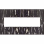 Legrand AWM4GMA4 adorne 4-Gang Screwless Wall Plate - Macassar