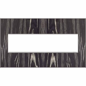 Legrand AWM4GMA4 adorne 4-Gang Screwless Wall Plate - Macassar