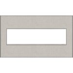 Legrand AWM4GTL4 adorne 4-Gang Screwless Wall Plate - True Linen