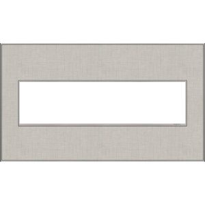 Legrand AWM4GTL4 adorne 4-Gang Screwless Wall Plate - True Linen