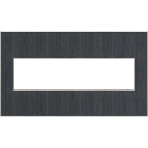 Legrand AWM4GRG4 adorne 4-Gang Screwless Wall Plate - Rustic Grey
