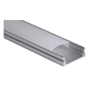 Lotus XC610 Aluminum Profile Silver With White Diffused Cover 3.3ft /1m