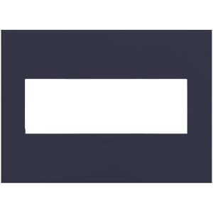 Legrand AWP3GBN4 adorne 3-Gang Screwless Wall Plate - Bleu Noir