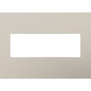 Legrand AWP3GGG4 adorne 3-Gang Screwless Wall Plate - Greige