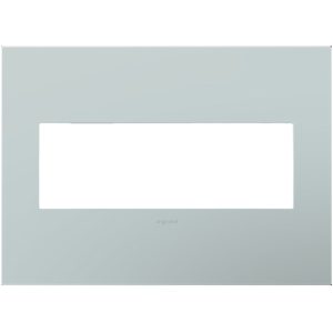 Legrand AWP3GBL4 adorne 3-Gang Screwless Wall Plate - Pale Blue