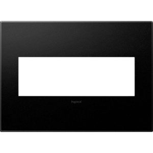 Legrand AWP3GGR4 Adorne 3-Gang Screwless Wall Plate - Graphite