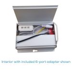 Lotus HBL024-120-12-D 12V Hard Wired Dimmable Driver 24W Input 120V AC, 6-Port Hub Included