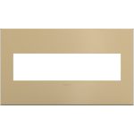 Legrand AWP4GGS4 adorne 4-Gang Screwless Wall Plate - Golden Sands