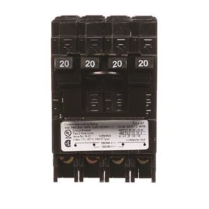 Siemens Q22020CT2 Quad-Pole 20 Amp 120/240 VAC 10 kA Circuit Breaker