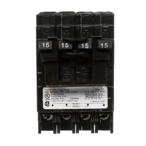Siemens Q21515CT2 2-Pole 15 Amp 120/240V Thermal Magnetic Circuit Breaker