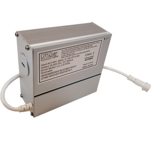 Lotus LLL-LD40-WH Adder for 347V Driver 0-10V Dimmable for LL8R