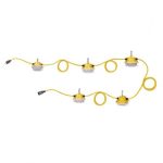 Light Efficient Design LED-9003-50K-5PK 40 Watt LED Temporary Work Lights-5 String-5000K-5,000 Lumens-120V