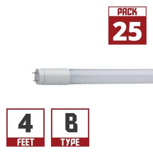 Light Efficient Design LED-15T8-840DE48-G3 4ft LED T8-2200 Lumens-4000K-15W-Ballast Bypass