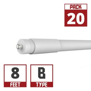 Light Efficient Design LED-42T82P-840HO96-G4 8ft LED T8 - 5040 Lumens - 4000K - 42W - Ballast Bypass