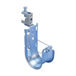 nVent Caddy CAT48HPBCB Cat HP J-Hook with BC Beam Clamp, Swivel 3in dia