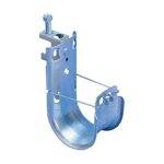 nVent Caddy CAT64HPBC Cat HP J-Hook with BC Beam Clamp 4in dia