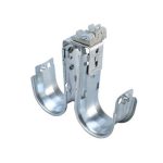 nVent Caddy CAT64HPD1M24 Cat HP J-Hook with Hammer-On Flange Clip, Swivel 4in dia